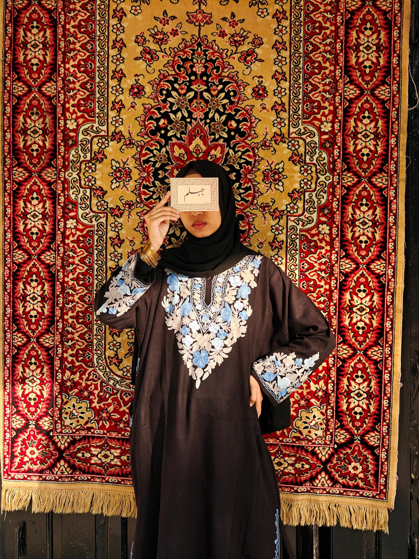 Heer - Black - Woolen Pheran