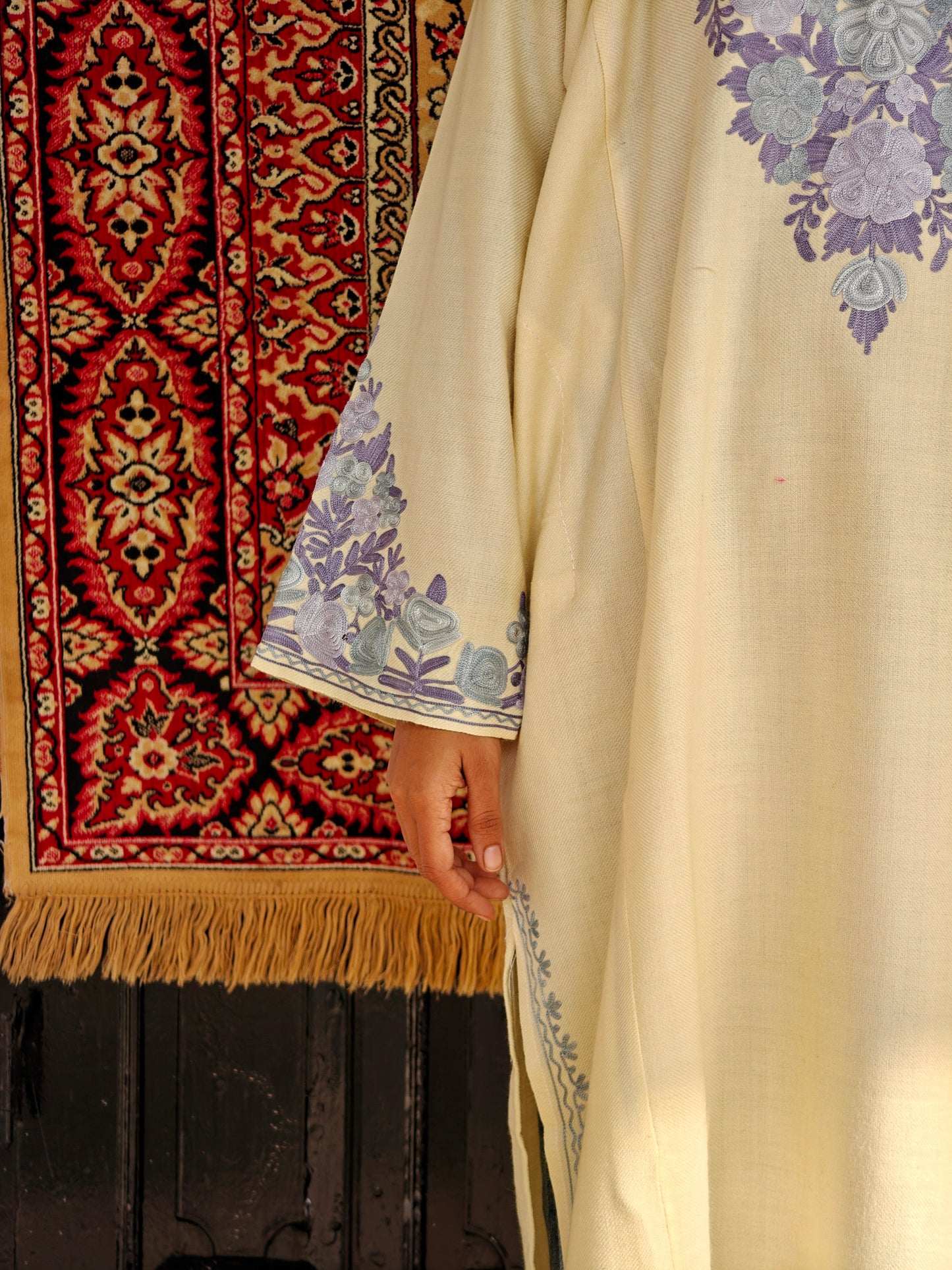 Heer - Off White - Woolen Pheran
