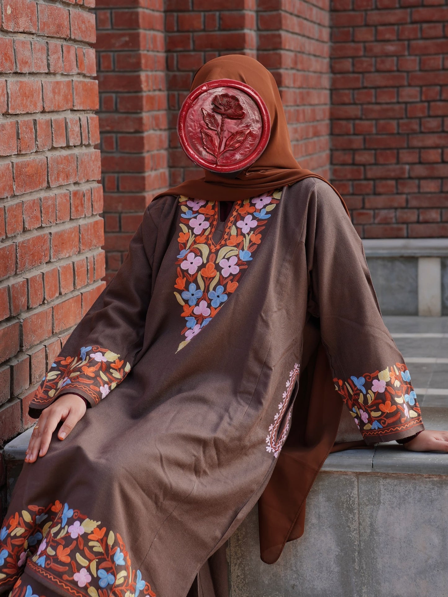 Gul-Pheran set (with stole)