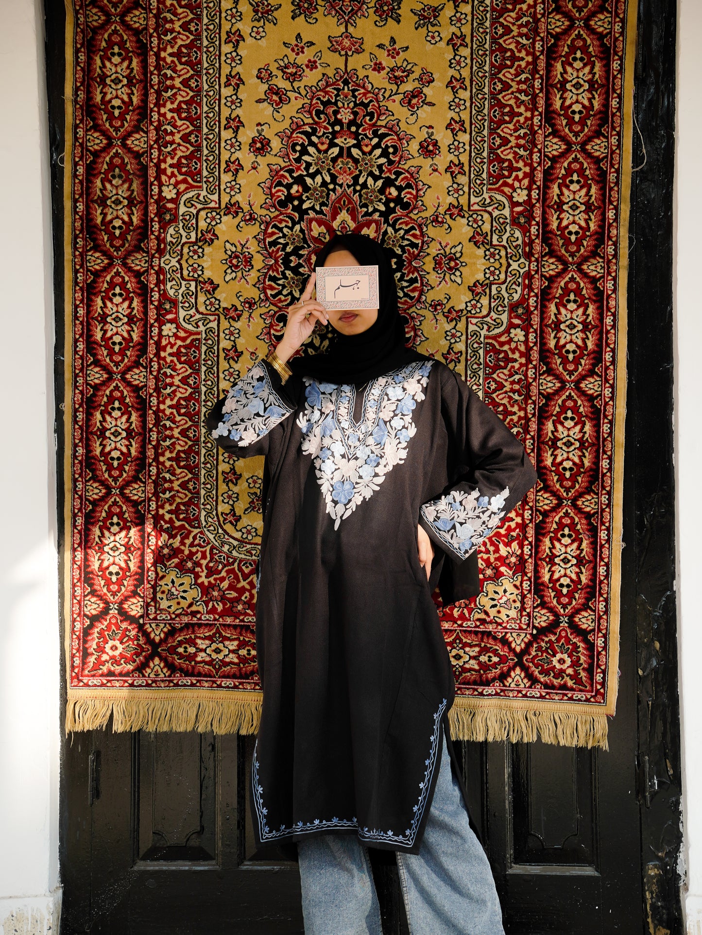 Heer - Black - Woolen Pheran