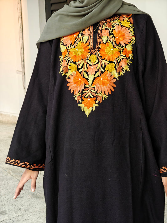 Posh - Black - Woolen Pheran